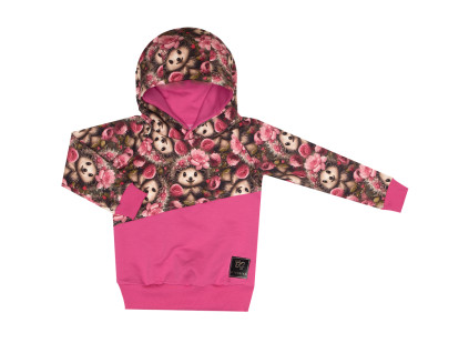 Mikina s kapucí - Ježek - skladem