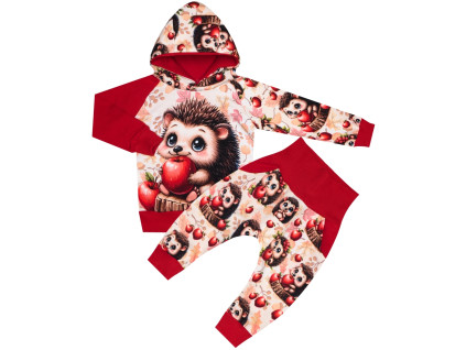 Tepláková souprava - Ježeček (kapuca)