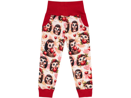 Tepláčky s kapsou - Ježeček