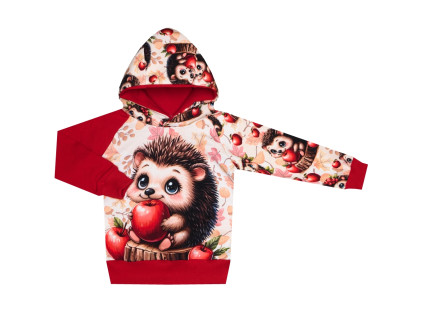 Mikina s kapucí - Ježeček