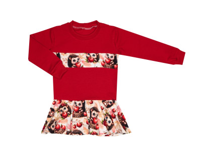 Mikinošaty bez kapuce Ježeček