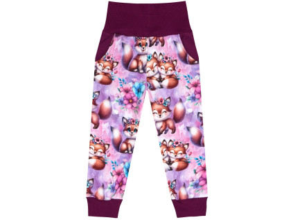 Tepláčky s kapsou - Lištičky