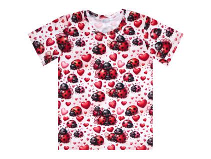 Tričko - Berušky a srdíčka