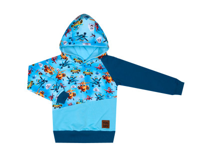 Mikina s kapucí - Letadýlka