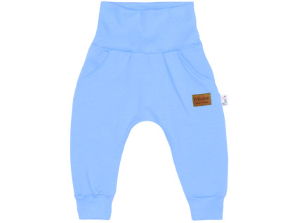 Tepláčky Baggy Basic - světle modré - skladem