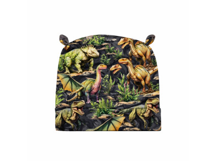 čepice ouška dinosauři