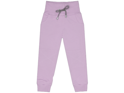 Tepláčky  s kapsou - Basic levandulová