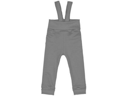 Tepláčky s traky Basic - Šedé (Velikost 98)