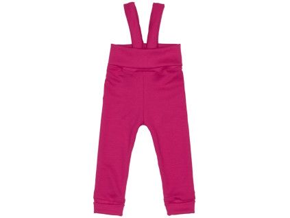 Tepláčky s traky Basic - Fuchsie (Velikost 98)
