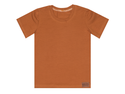 Tričko Basic - Hnědá (Velikost 98)