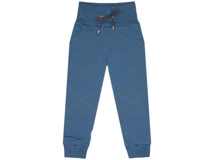 Tepláčky  s kapsou - Basic modrošedá (Velikost 98)