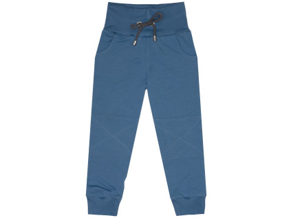 Tepláčky  s kapsou - Basic modrošedá