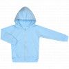 Mikina na zip Basic - Světle modrá (Velikost 98)