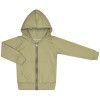 Mikina na zip Basic - Olivová (Velikost 98)