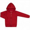 Mikina na zip Basic - Červená (Velikost 98)