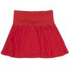 Sukně kolová Basic - Červená (Velikost XS)