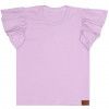 Tričko Basic s volánky - Levandulová (Velikost 98)