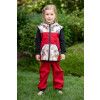 Softshellové kalhoty basic jaro/podzim - Červené (Velikost 98)