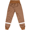Softshellové kalhoty basic jaro/podzim - Hnědé (Velikost 98)