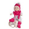Capáčky Basic - Fuchsie s beránkem (Velikost Newborn)