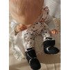 Capáčky Basic - Černá s beránkem (Velikost Newborn)