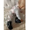 Capáčky Basic - Černá s beránkem (Velikost Newborn)