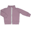 Mikina na zip VAFLE - Světle fialová