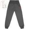 Softshellové kalhoty basic s beránkem - Tmavě šedé
