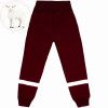 Softshellové kalhoty basic s beránkem - Vínové (Velikost 98)