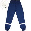 Softshellové kalhoty basic s beránkem - Modré (Velikost 98)