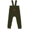 Tepláčky s traky Basic - Khaki (Velikost 98)