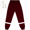 Softshellové kalhoty basic s beránkem - Vínové - skladem