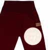 Softshellové kalhoty basic s beránkem - Vínové - skladem