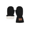 Softshellové rukavice s beránkem - Černé - skladem