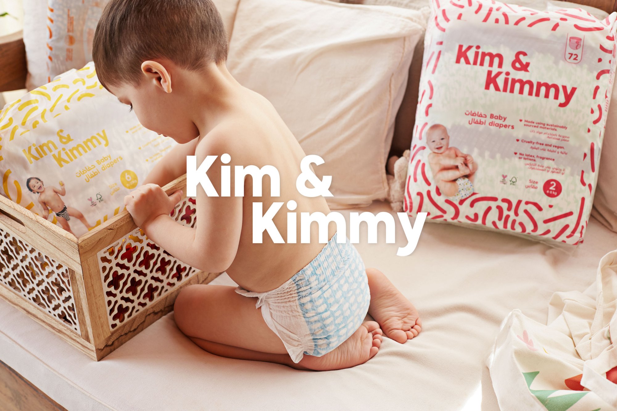 Plienky Kim & Kimmy: mäkké, savé a šetrné k detskej pokožke