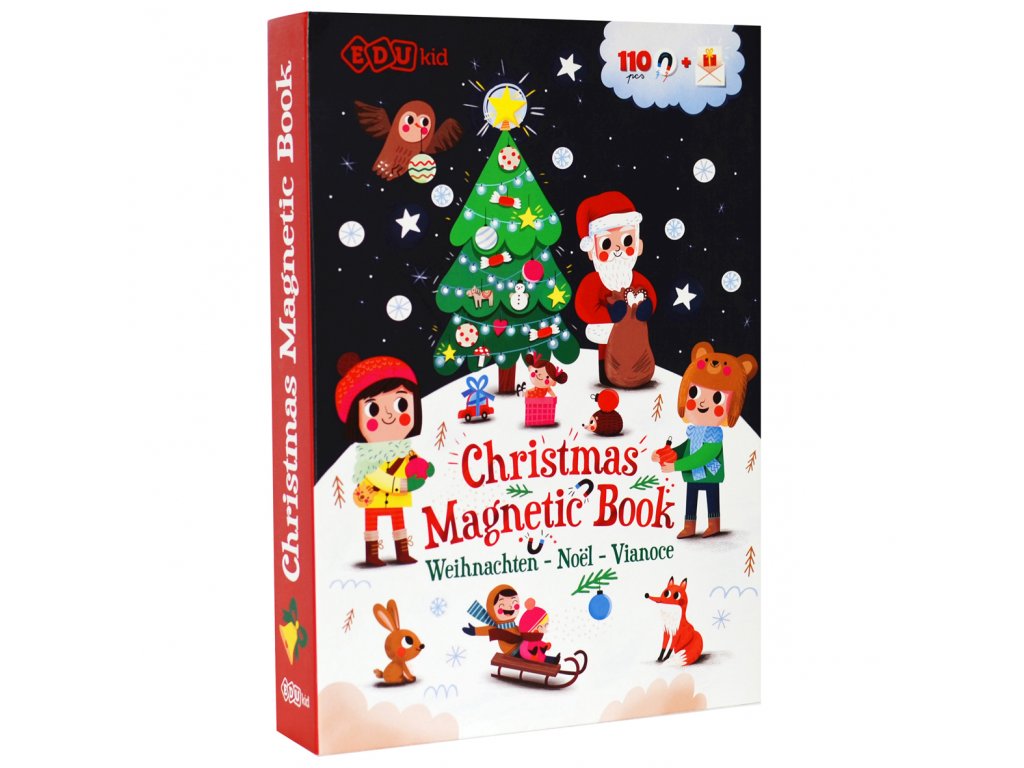 Magnetická kniha Vianoce – Christmas Magnetic Book