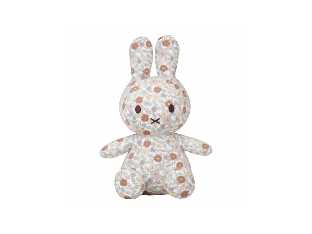 Králiček Miffy textilný Vintage Kvety 25 cm