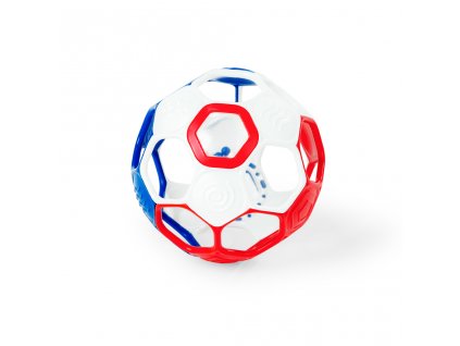 OBALL Hračka Oball RATTLE GOALS™ 10 cm Red, White & Blue 0m+