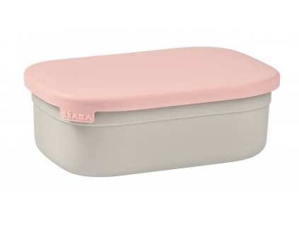 Desiatový box nerez Velvet Grey / Dusty Rose