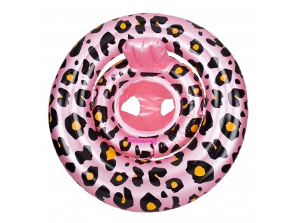 Nafukovacie koleso pre bábätká Leopard ružový