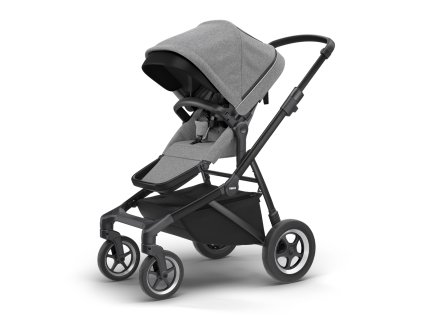 THULE Športový kočík Sleek Black/Grey Melange