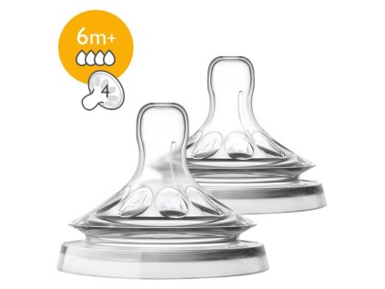 Philips AVENT Cumlík Natural rýchly 6m+ 2 ks
