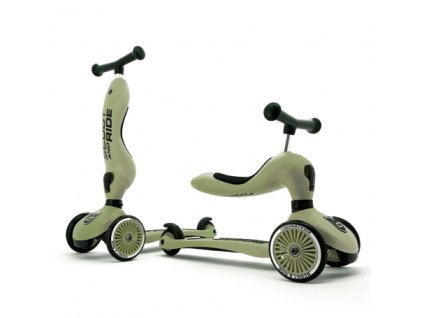 scoot ride odrazadlo kolobezka 2v1 highwaykick 1 olive 00001