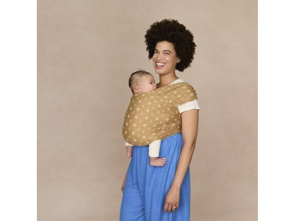 ERGOBABY | ŠÁTEK/Aura Sustainably Sourced Knit Baby Wrap - Camel Harvest