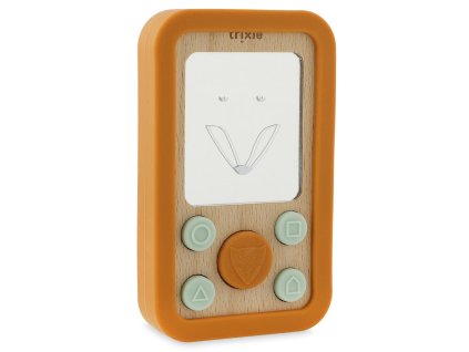 Dřevěný silikonový telefon Trixie - Mr. Fox