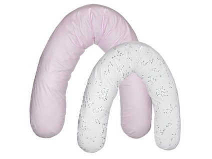 EKO Vankúš na dojčenie Light Pink 180cm