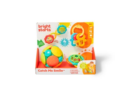 BRIGHT STARTS Hračka multisenzorická set Catch Me Smile™ 4ks 3m+