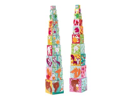 dj08507 kocky pyramida lesne zvieratka 1