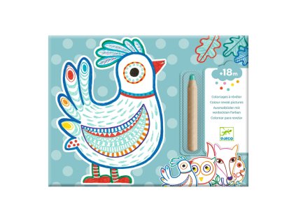 dj00063 kamarati z lesa magicke vyfarbovanie farbickou 2