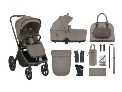 Novinka kikkaboo Kočík 2v1 Goya Platinum Mocca